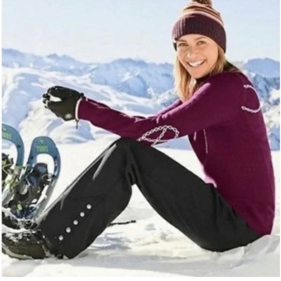 ATHLETA Black Snow Cruiser Pants size 6